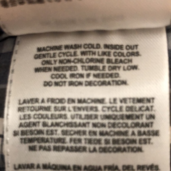 Guess 1981 Los Angeles Western Plaid Shirt Sz. L Pearl Snap Blue Chest Pockets - Picture 7 of 7